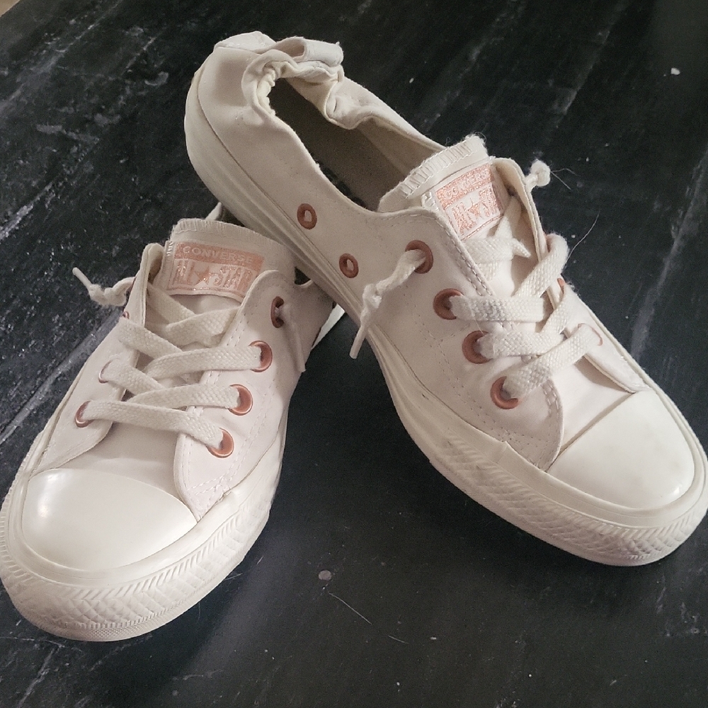 Converse Off-White Canvas Sneakers